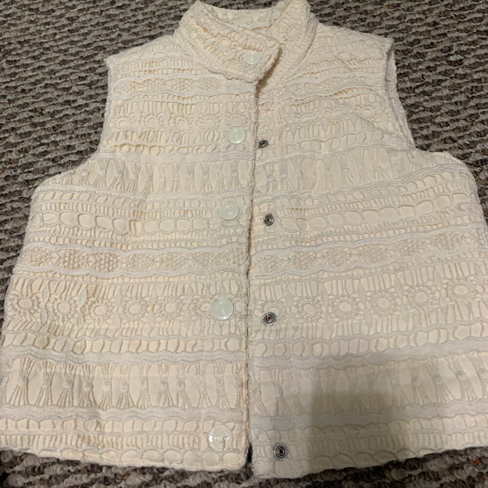 Yellow Button-Up Vest*